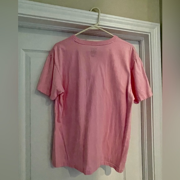 Pink Ralph Lauren Polo v neck tshirt. - Picture 2 of 3